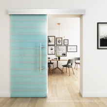 Professional soft close aluminum glass shower barn sliding doors solid removable door hardware